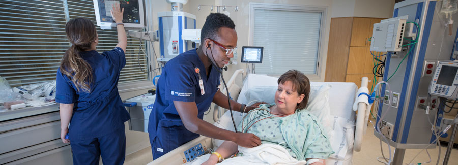 Students with patient