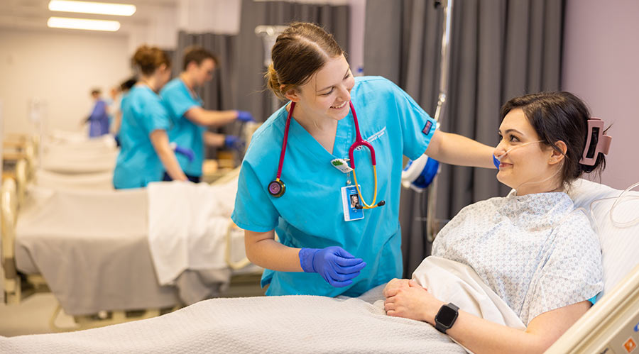 Students with patient