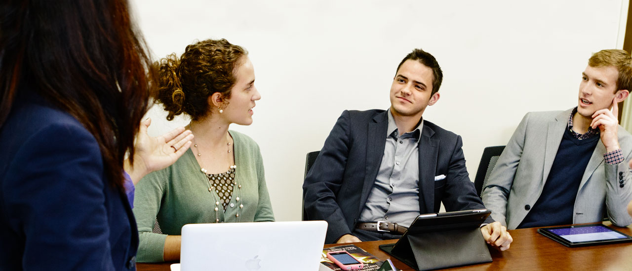 Business students