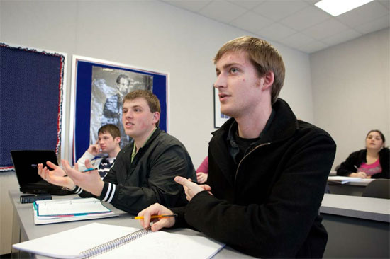 students in classroom