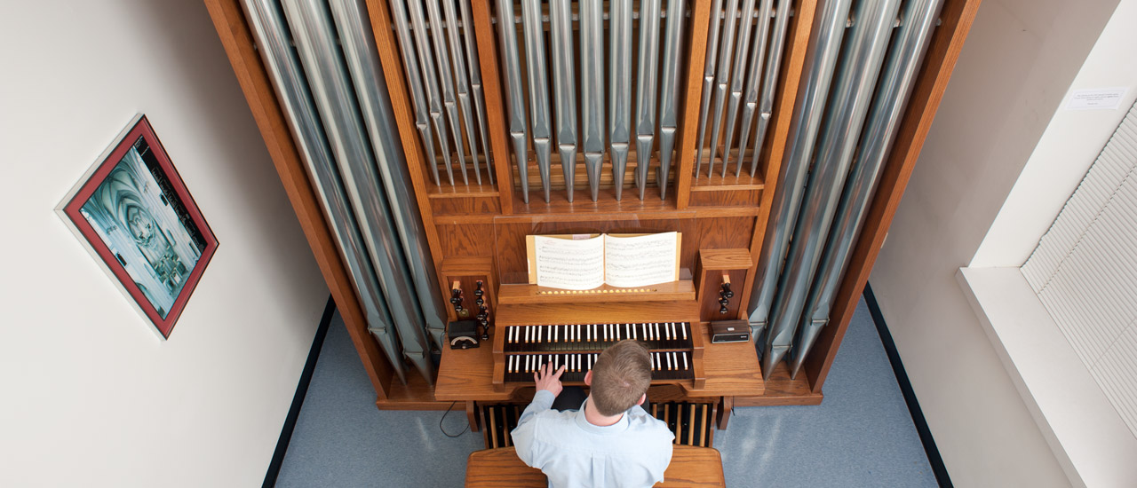 photo of a music education student