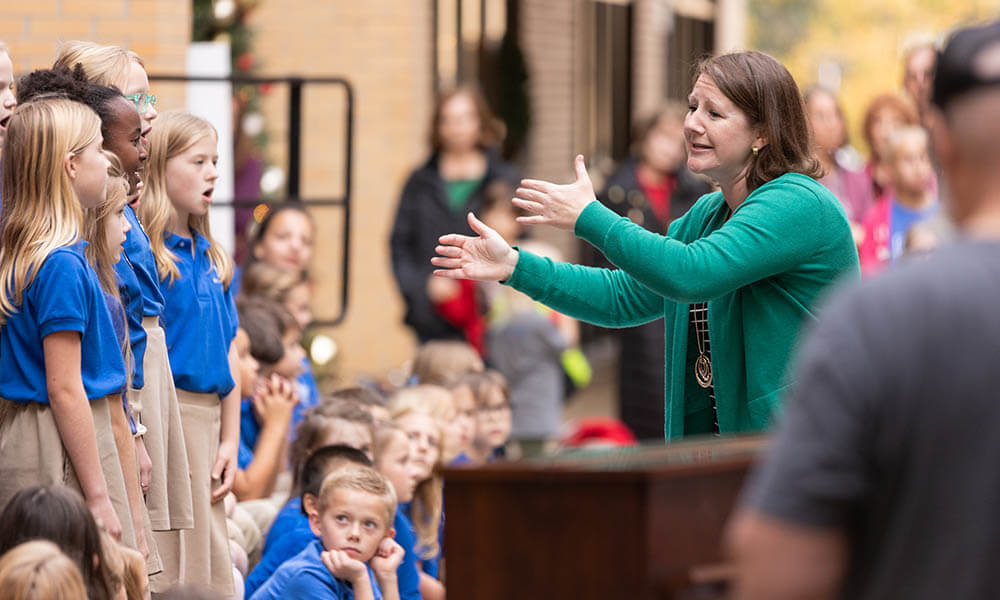 Bob Jones Academy, Elementary School Choir, Bob Jones Academy, Bob Jones University, Greenville, SC, December 2, 2022 (Joshua Jackson)