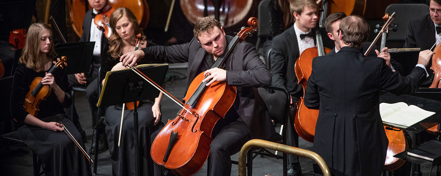 photo of string players