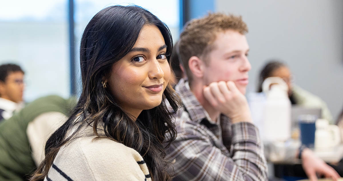 Students in class