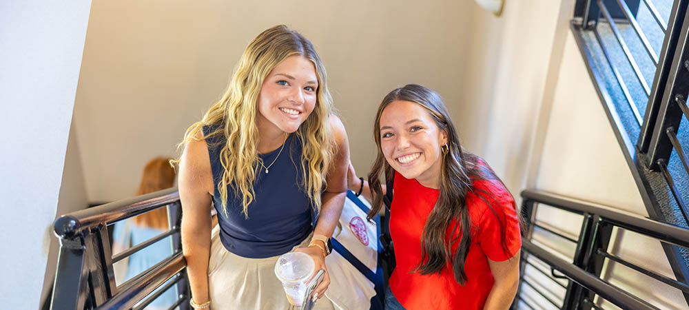 Students on campus on the first day of the fall semester at Bob Jones University in Greenville, S.C., Wednesday, Aug. 27, 2025. (Photo by Derek Eckenroth)
