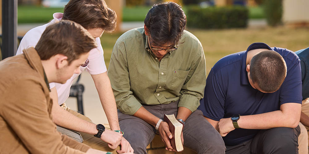 Discipleship Group, Campus Life, Bob Jones University, Greenville, SC, November 7, 2023 (Hal Cook)