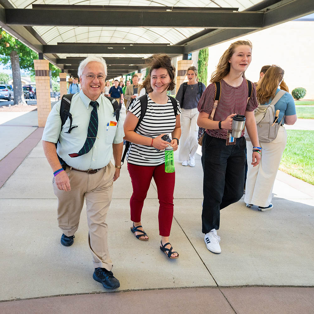 First Day of Classes, Various Campus Locations, BJU, Greenville, SC, August 23, 2023. (Derek Eckenroth)