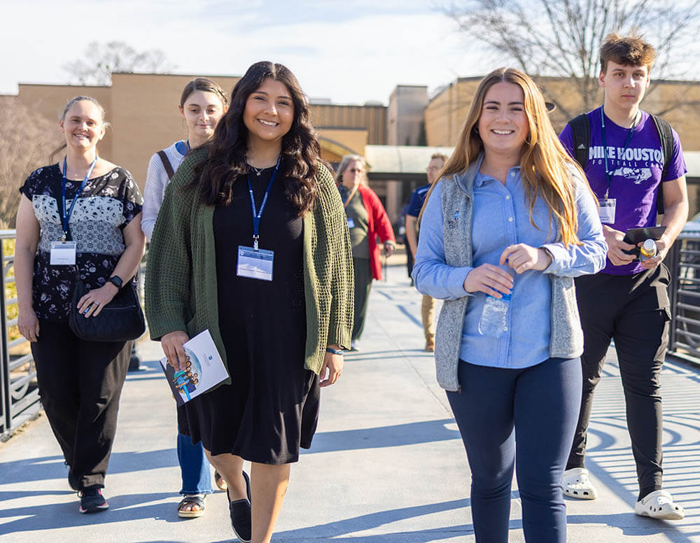 Guests visit Bob Jones University for BJU Up Close on Feb. 27, 2025. Photo by Derek Eckenroth
