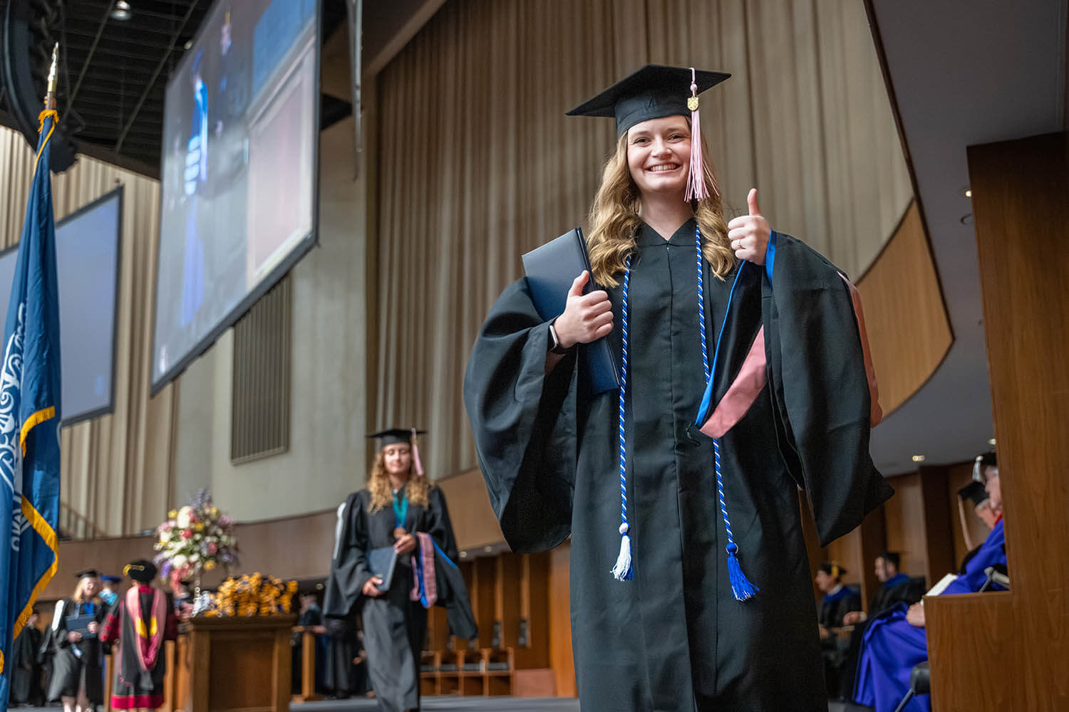 Graduates participate in the Bob Jones University Commencement ceremony, Friday, May 9, 2025. (Photo by Derek Eckenroth)