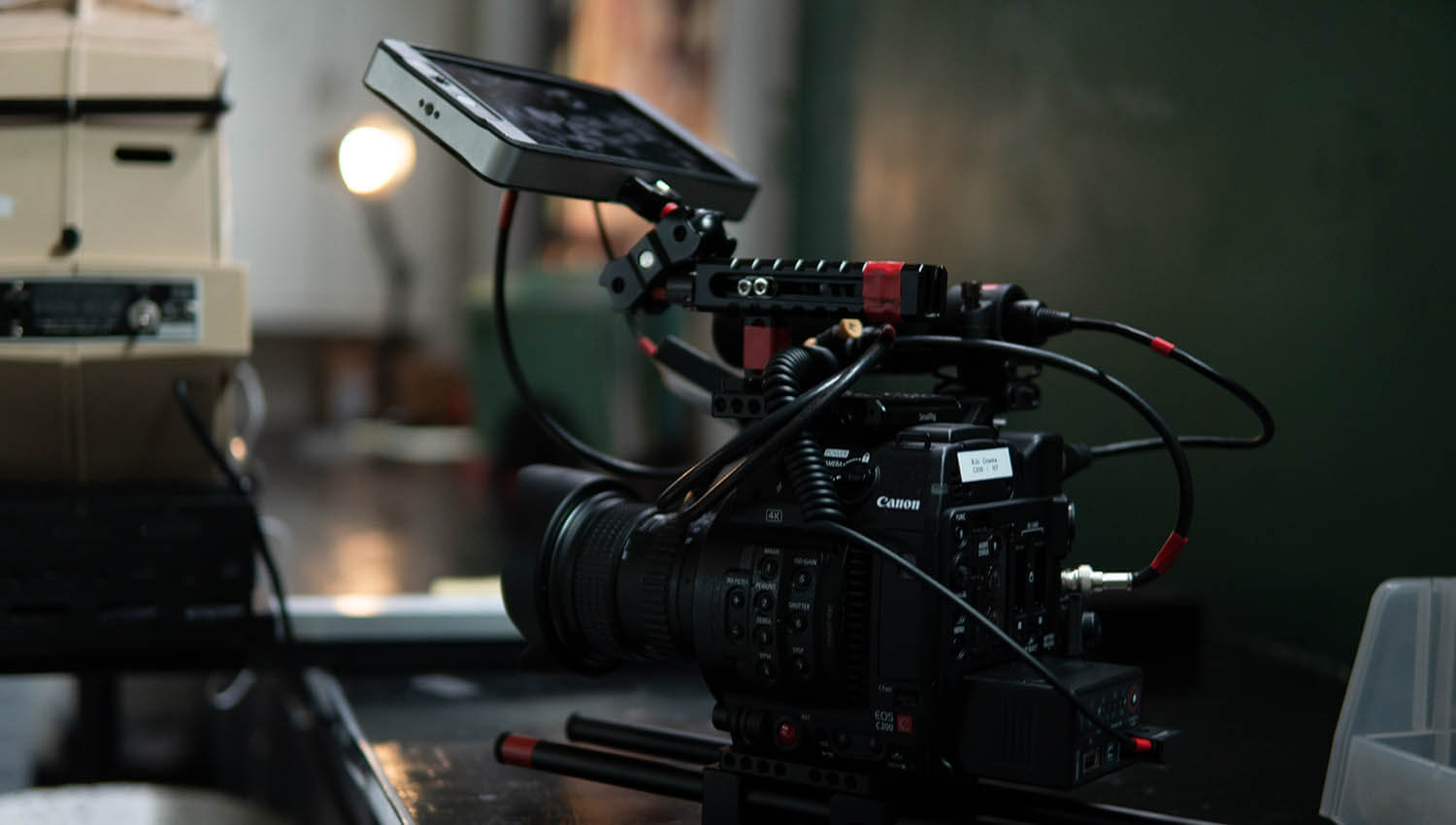 BJU Cinema students work on video project, October 1, 2020. (Mark Hammer)