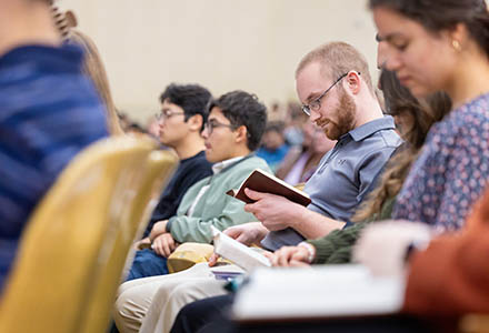 Chapel, Bob Jones University, Greenville, SC, October 30, 2024. Photo by Derek Eckenroth