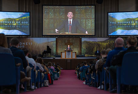 Bible Conference Service in the FMA on Feb. 19, 2025. Photo by Derek Eckenroth