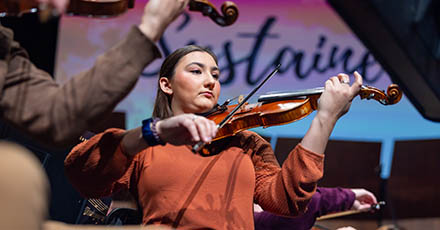 Thanksgiving Praise Service, Founders Memorial Amphitorium, BJU, Greenville, SC, November 16, 2023. (Derek Eckenroth)