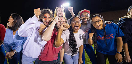 BJU students participating in society activity