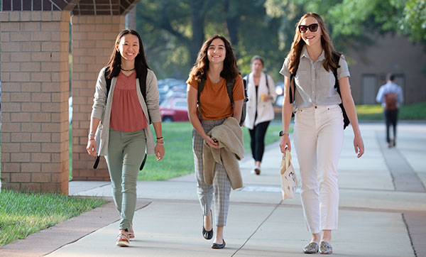 Student walking