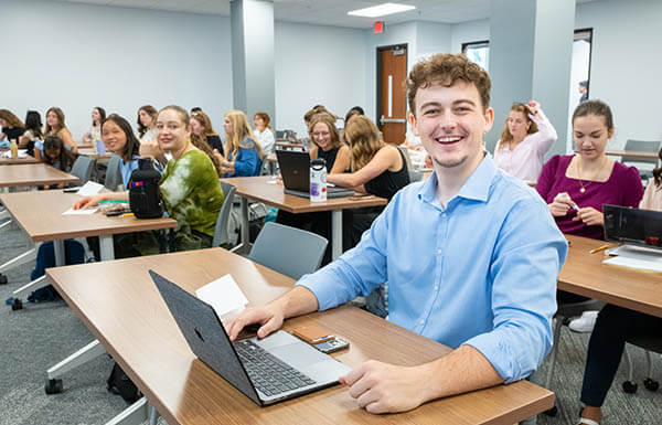 Students in class