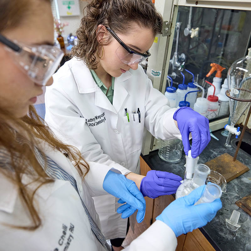 Chemistry lab at Bob Jones University