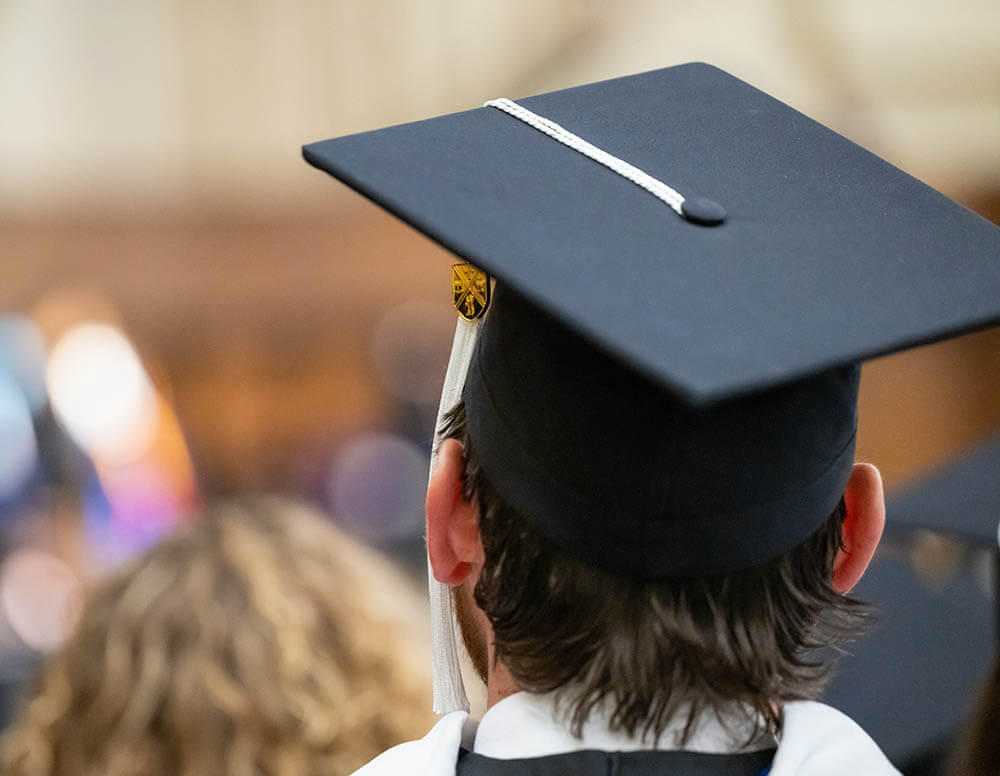 BJU student at commencement